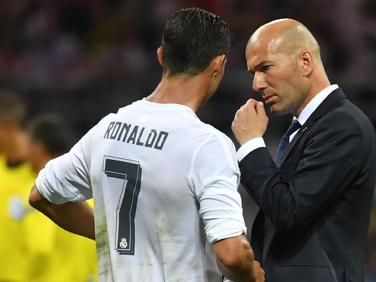 zinedine zidane - cristiano ronaldo