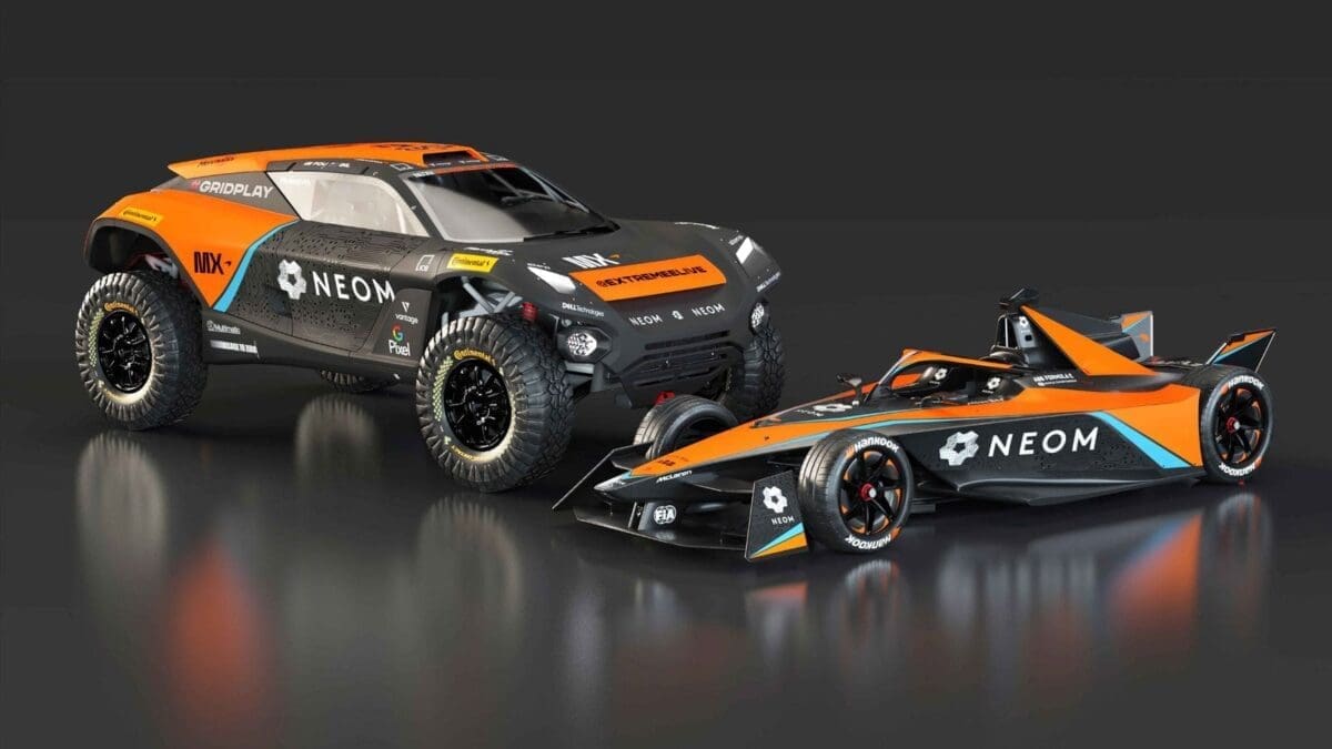 Neom McLaren Racing Team Unveils World's First AIDesigned Car Livery