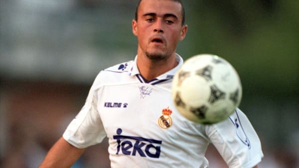 Luis Enrique with Real Madrid