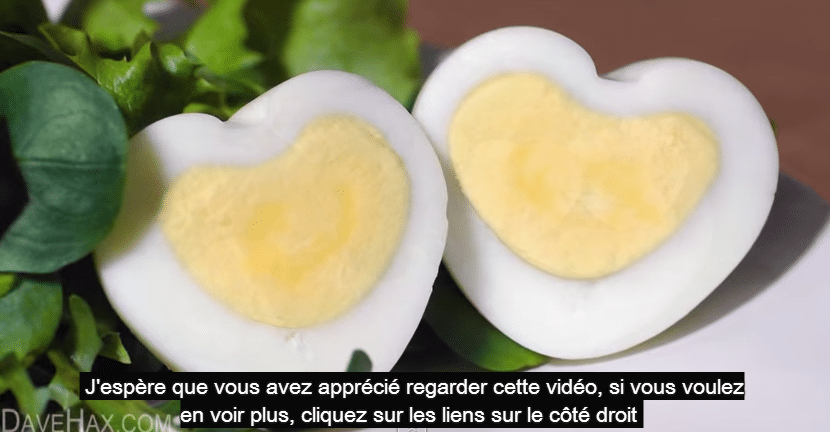 تشكيل بيضة على شكل قلب