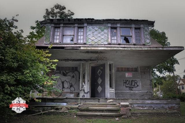 Abandoned house in East Cleveland، Ohio، where serial killer Anthony Sowell hid victims’ bodies.