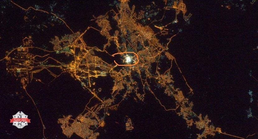 صور تُنشر لأول مرة لمكة المكرمة والمدينة المنورة من الفضاء