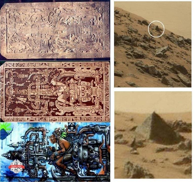 بالصور آثار الحضارات القديمة دلائل مركبات فضائية ومحركات نفاثة