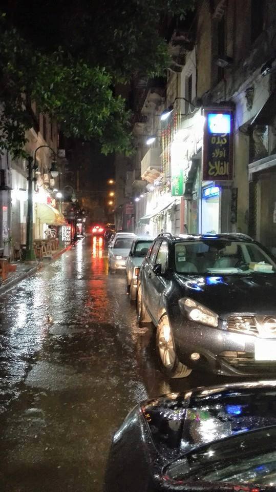 صور لأحد شوارع مدينة الأسكندرية تم التقاطه منذ قليل