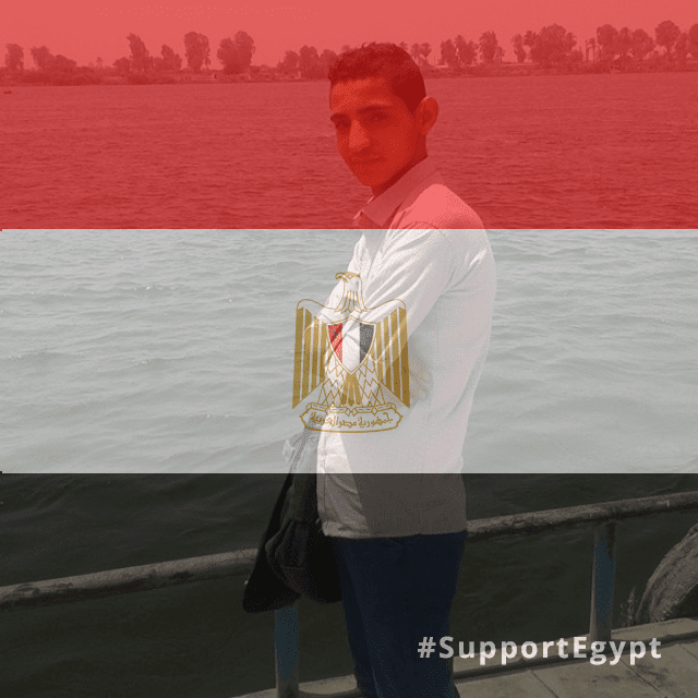 رفع علم مصر على الصور