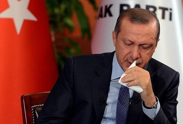 أردوغان يبكى