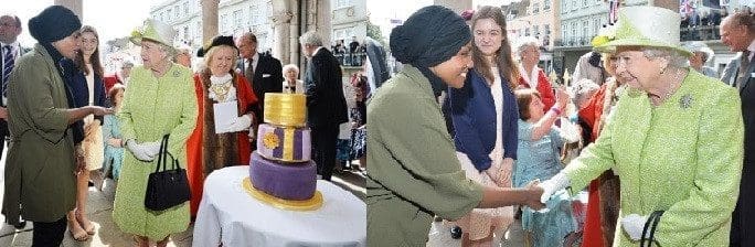 المسلمة التي صعنت كعكة الملكة اليزابيث