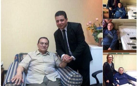 كشف السر وراء الزيادة الكبيرة في وزن الرئيس الاسبق حسني مبارك