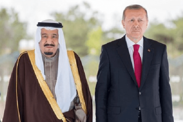استقبالأردوغان للملك سلمان