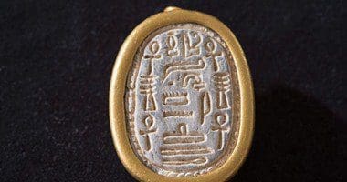 اكتشاف خاتم فرعوني في حيفا