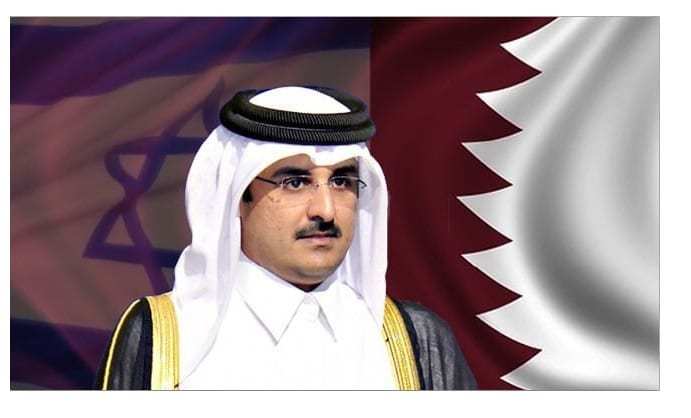 قطر ترفع علم اسرائيل
