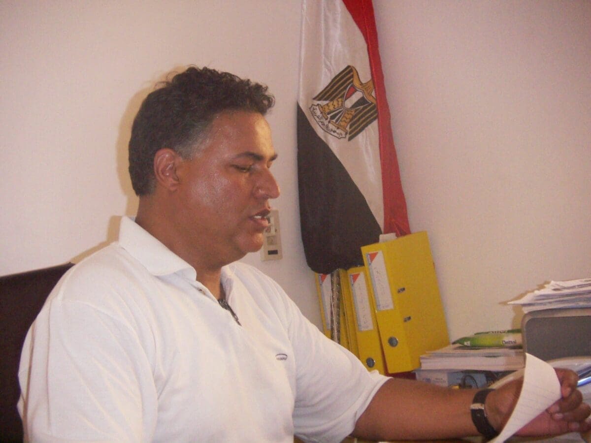 رئيس جمعية الانقاذ البحري وحماية البيئة "حسن فؤاد"