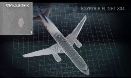 الطائرة المصرية المحطمة