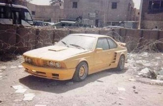 سيارة ابن صدام حسين التي تم تصديرها إلى أمريكا
