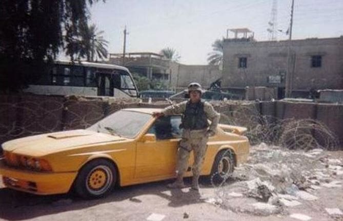 سيارة ابن صدام حسين التي تم تصديرها إلى أمريكا