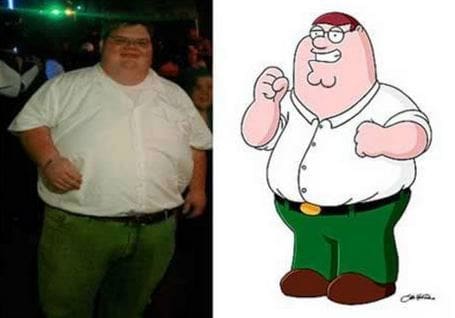 3. Peter Griffin from Family Guy