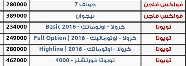 أسعار السيارات في مصر يوليو 2016 (11)