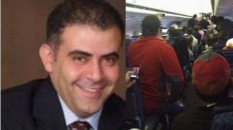 المهندس المصري محمد أحمد الذي اهانته المضيفة وطردته من الطائرة