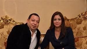 المطرب أحمد العسيوى وزوجته أيناس عز الدين