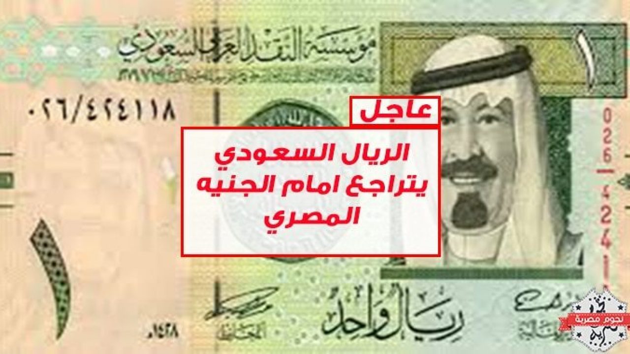 الريال السعودي يتراجع قليلآ امام الجنيه بالبنوك المصرية