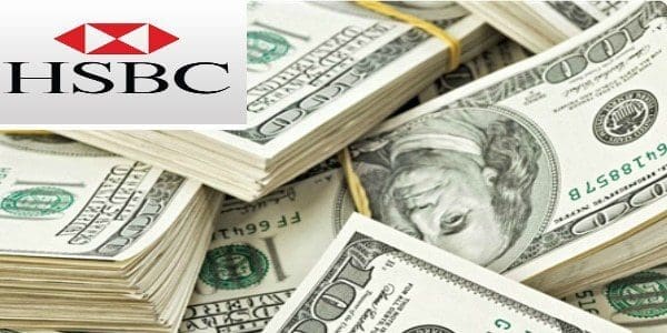 بنك Hsbc يسجل اعلى سعر لشراء الدولار الامريكي في مستهل تعاملات