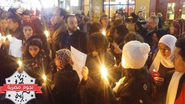 نقابة الصحفين يتضامنون مع شهداء الكنيسة بطنطا والاسكندرية