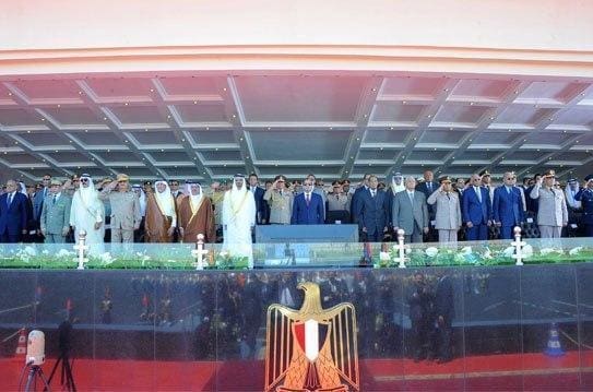 الحضور افتتاح قاعدة محمد نجيب العسكرية (1)