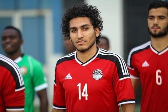 أحمد حمدي لاعب النادي الأهلي ومنتخب مصر