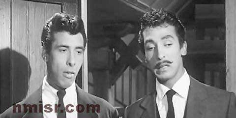 جمال رمسيس وأخيه ميمو في فيلم اسماعيل ياسين في البوليس السري 