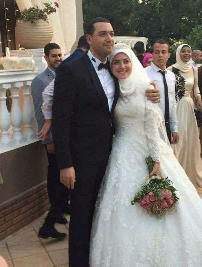 فستان زفاف نسنت نور الدين
