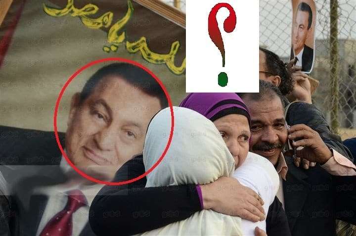 الرئيس مبارك وحفيدته