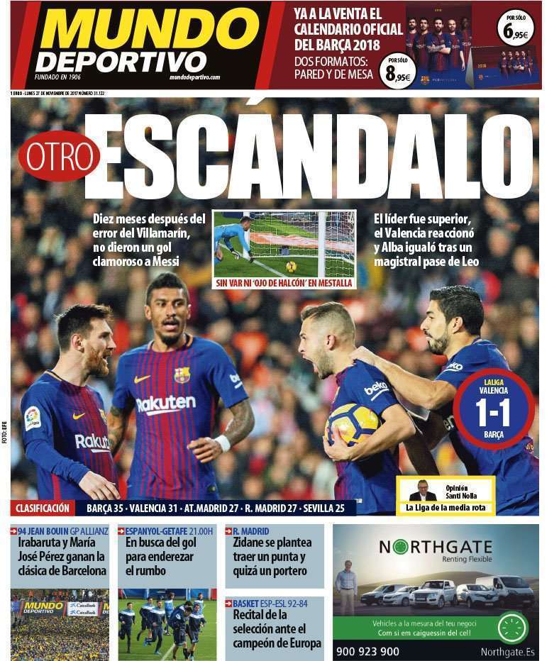 غلاف صحيفة "موندو ديبورتيفو" الاسبانية