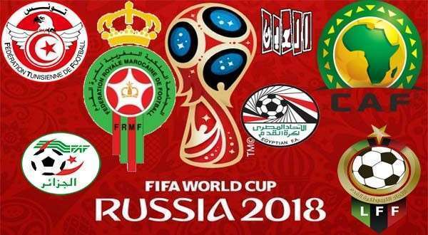 ترتيب تصفيات كأس العالم 2018 افريقيا