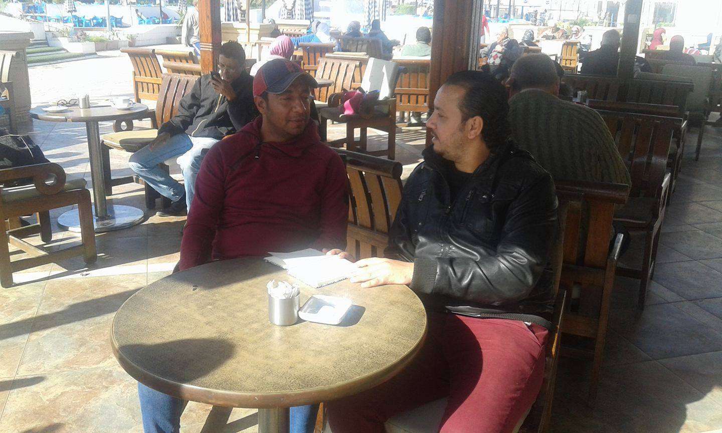 مراسل نجوم مصرية مع أحمد سمير بيبو