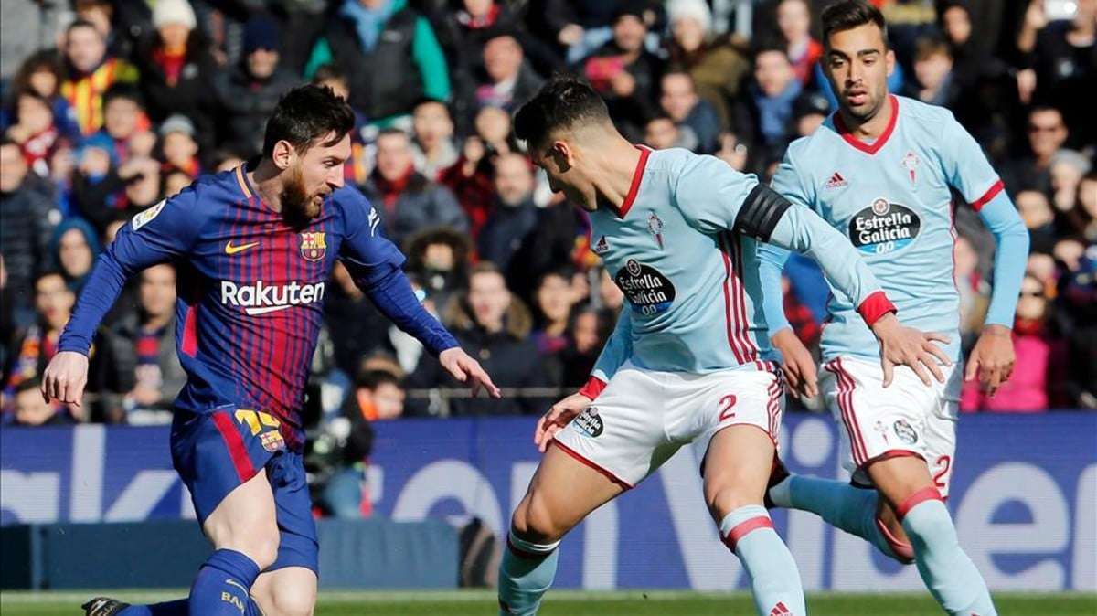 برشلونة يتعادل على ملعبه مع سيلتا فيجو في الدوري الاسباني