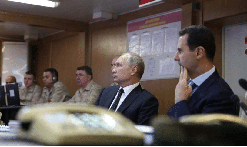 بوتين والرئيس السوري بشار الأسد