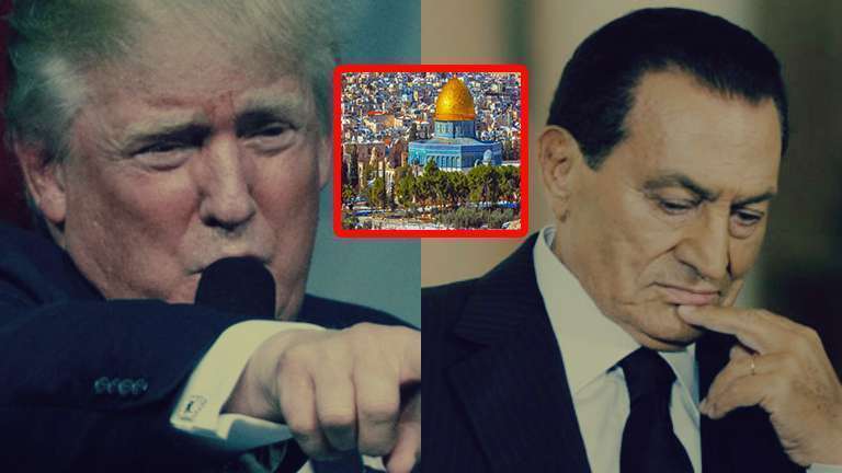 تعرف على رسالة مبارك الى ترامب وأمريكا بخصوص اعلانهم بأن القدس اسرائيلية