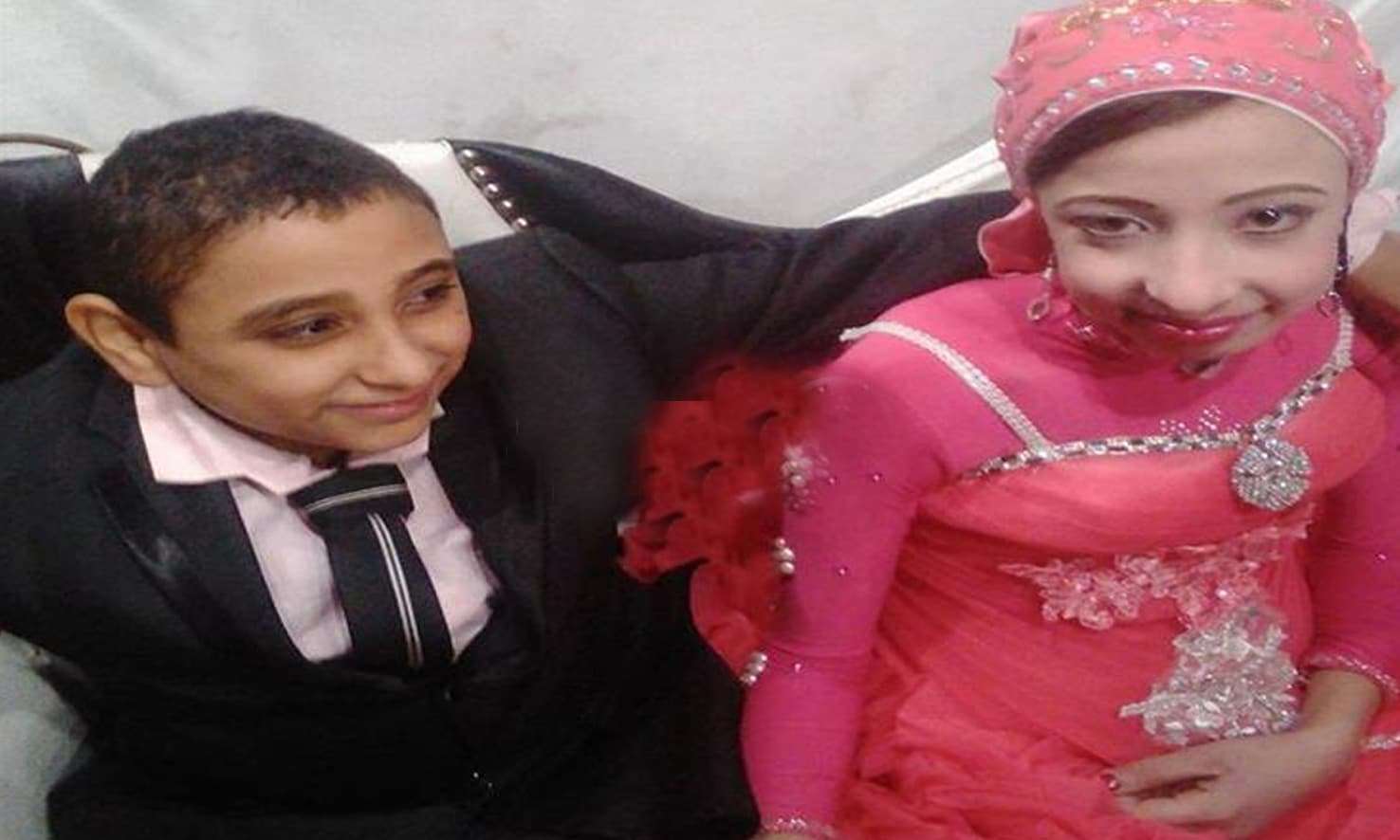 صور حفل خطوبة طفلين بكفر الشيخ يثير الجدل العريس 9 سنوات والعروس 10 سنوات 