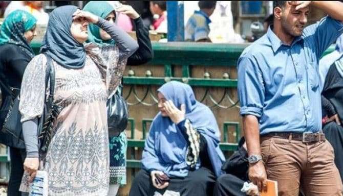 درجات الحرارة اليوم الجمعة 25 -5- 2018 الموافق 9 رمضان 1439 هجريا في المحافظات المصرية