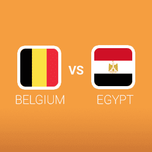 موعد مباراة مصر وبلجيكا