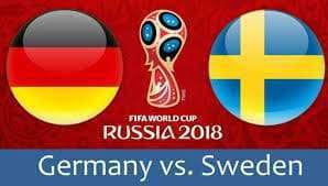 مباراة ألمانيا و السويد
