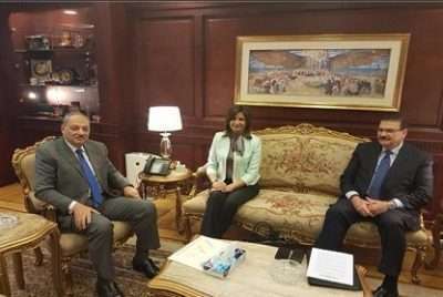 لقاء وزيرة الهجرة بالنائب العام نبيل صادق