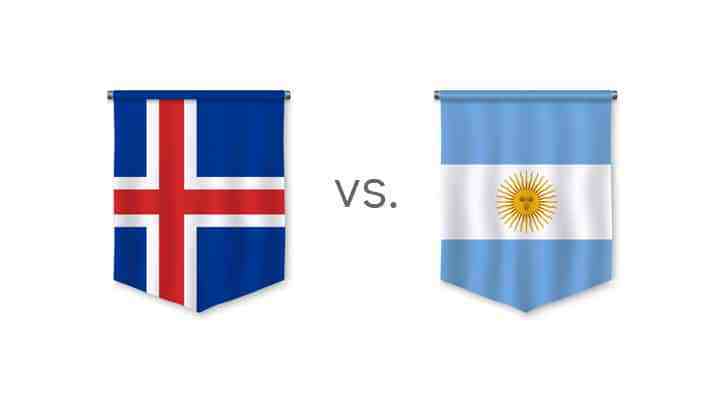 مباراة الأرجنتين وأيسلندا