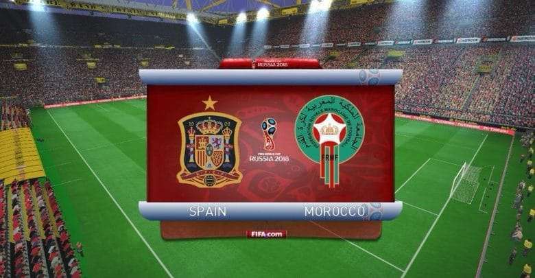 مباراة المغرب و إسبانيا