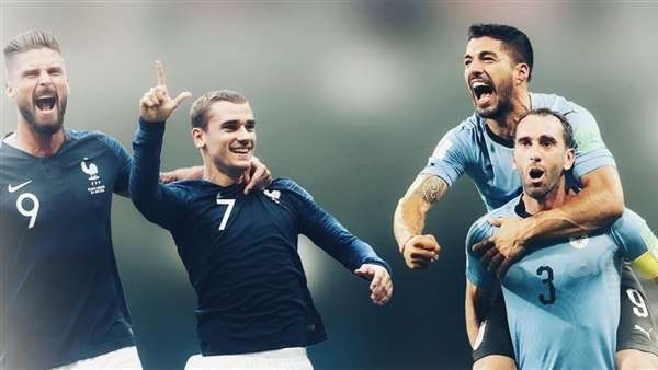 مباراة فرنسا ضد أوروجواي