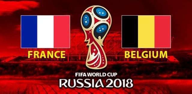 نتيجة مباراة فرنسا وبلجيكا في الدور نصف النهائي
