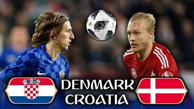 مباراة كرواتيا و الدنمارك