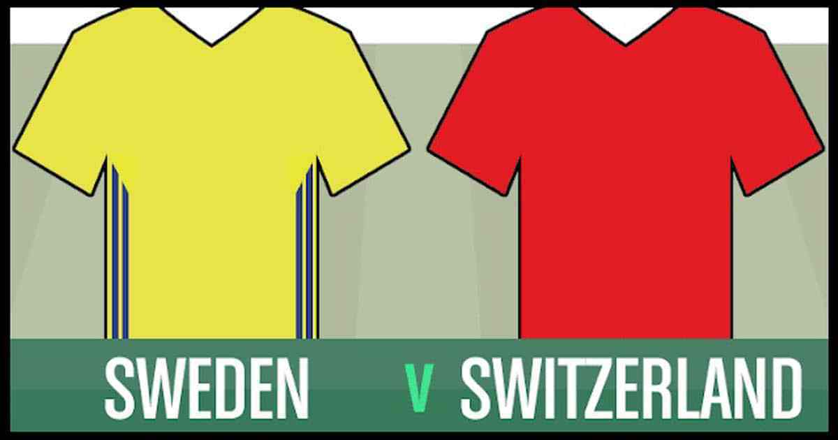 مباراة السويد وسويسرا 2018