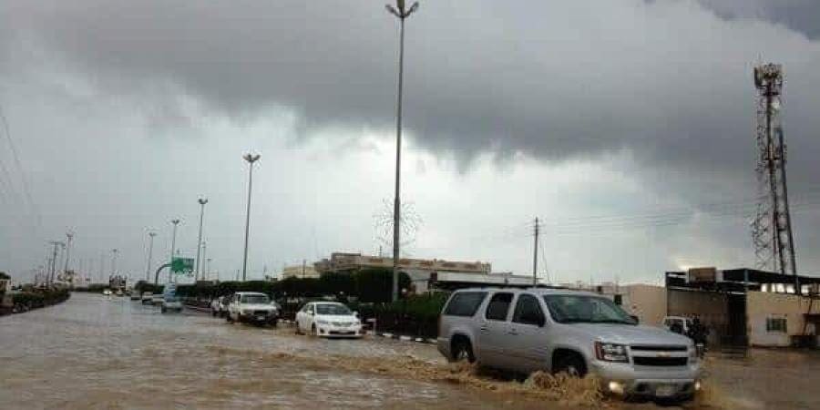 أمطار غزيرة على المملكة السعودية