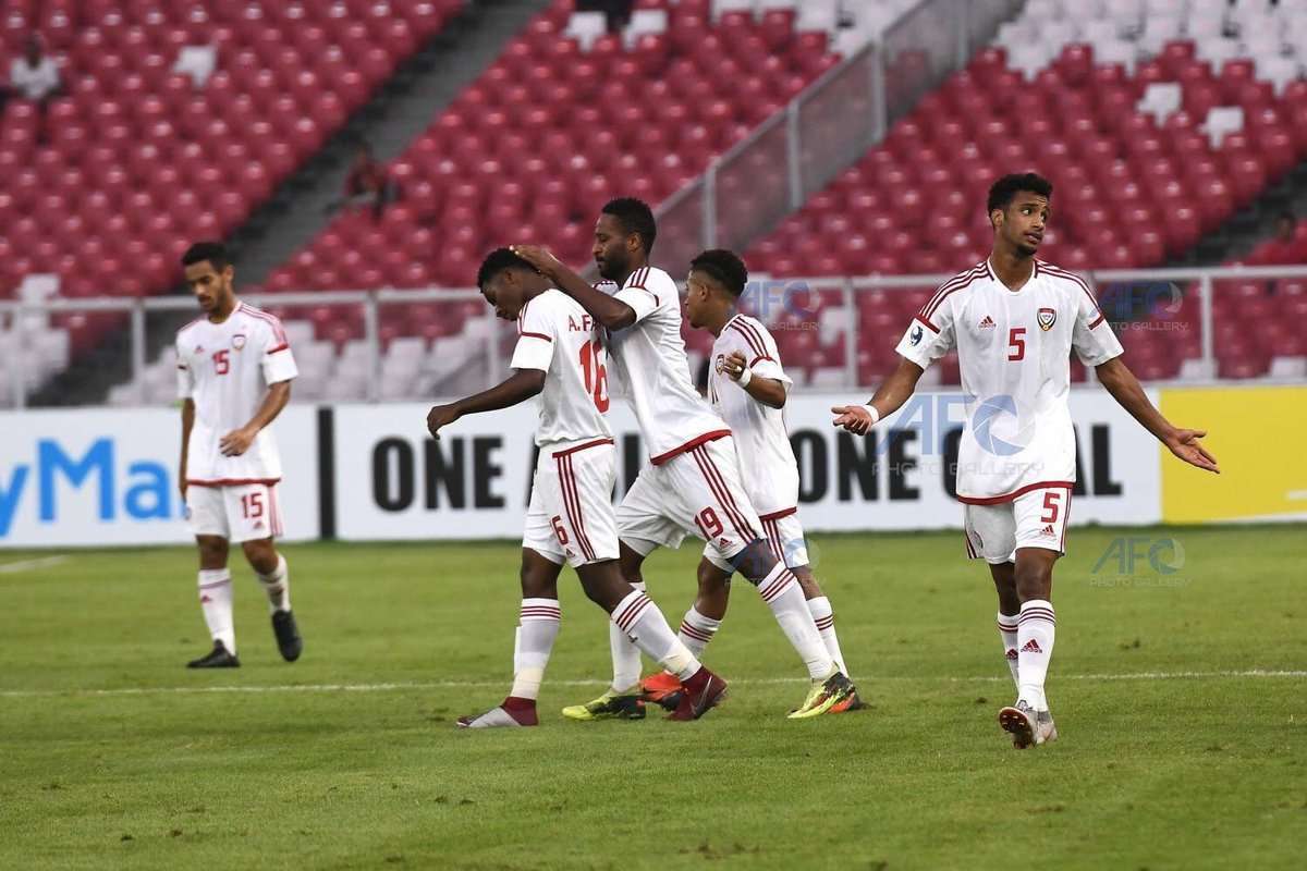 موعد مباراة الإمارات وتايوان كأس آسيا للشباب 2018 والقنوات الناقلة